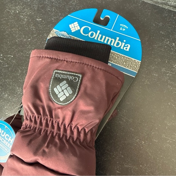 Colombia Women’s Snow Diva Insulated Mitten Maroon Size S NWT $50 - Picture 3 of 13